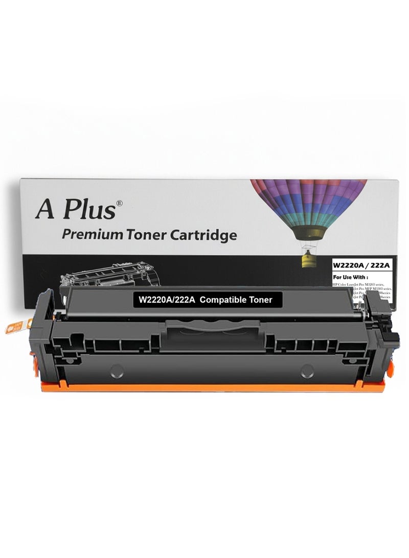 A PLUS APlus 222A W2220A Black Compatible Toner Cartridge Set for HP Color LaserJet Pro M3203, M3303, M3288, M3388 Series - Image 1